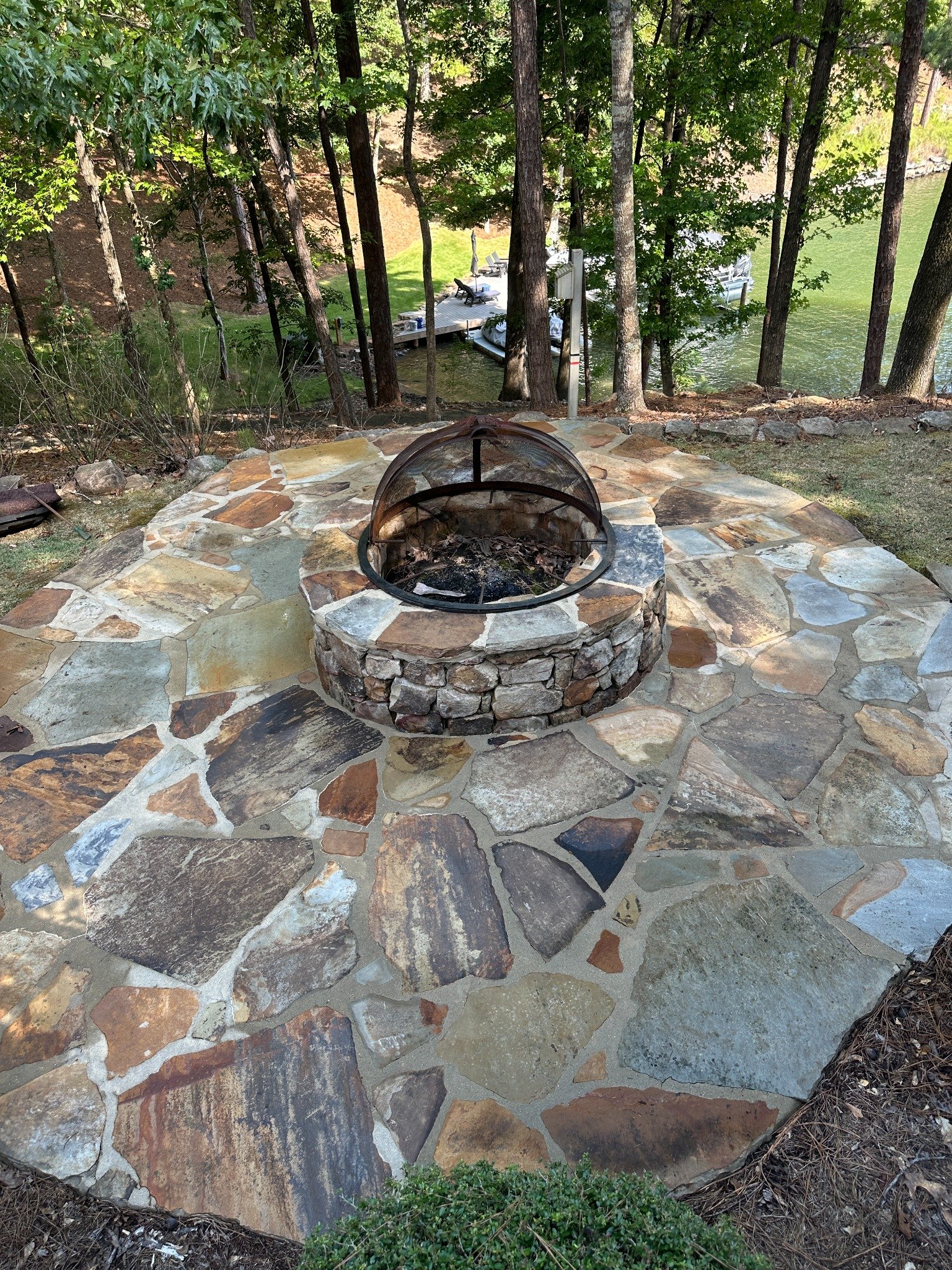 Firepit after cleaning