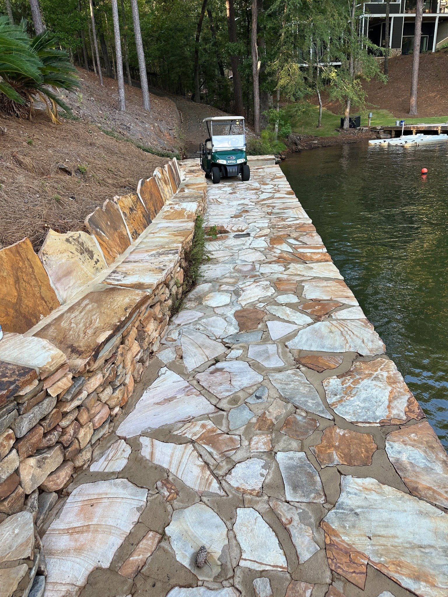 Right waterfront after cleaning